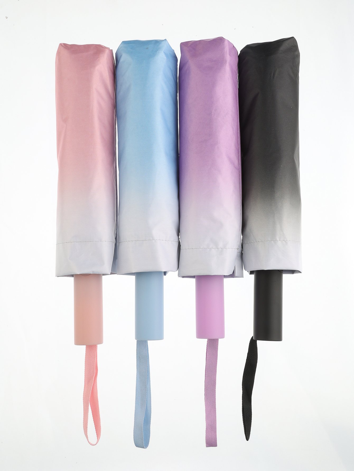 BJ6A1526 5024 Automatic Open/Close 23-inch 10-Rib 2+1 Gradient Windproof Double-Ribbed Umbrella 4 Colors - Image 1